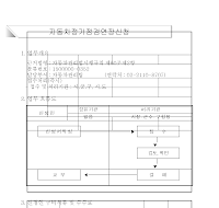 자동차 정기 점검 연장 신청서 (개정 05.2.5) 자동차 정기 점검 연장 신청서 (개정 05.2.5)